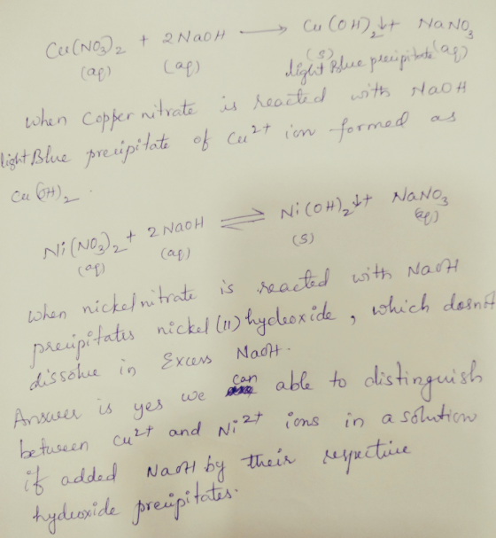 Cee (NO3)2 + 2NaOH - Cu COH), vt Hano cap cap dicht Blue precipitante aq) when Copper nitrate is reacted with Haoh light Blue