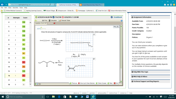 Draw the structures of organic compounds A and B.