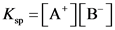 K. =[A+][B]
