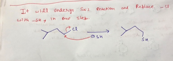 t l ndego SN2 Resction and Replace c 白SR
