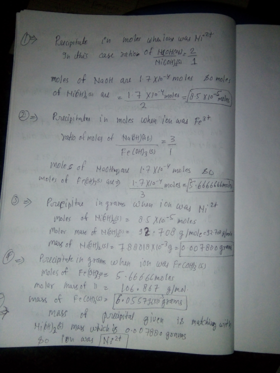Jn his can a ton of MHew,2 moles of NaoH an Xlo mo les omole pH a Xlo maleg 久 moles of Fr@be) auう 1-3X/o-ymel Moles of Febrys