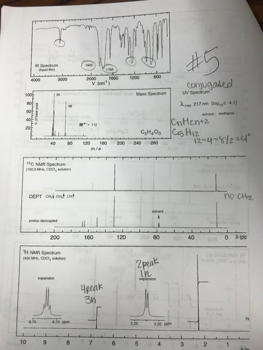 IR Spectrum 3000 1600 1200 conjug UV Spectrum V (cm) Mass Spectrum λmax 217nm (log10ε 4.1) solvent: mechanol M+ 112 C5H403 口-4-81294 40 80 120 160200 240 280 13C NMR Spectrum (100.0 MHz, CDCI, soktion) no CHz proton decoupled 200 160 120 80 40 0 δ(pp H NMR Spectrum (400 MHz, CDC, sokudion) Zpea 3h 6.75 6.70 ppm 225 2.20 ppm ET 10 9 6