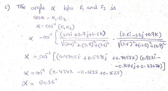 c) The angle α f and p in Cun --o .30チ6