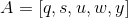 A=[q,s,u,w,y]