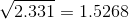 V2.331 -1.5268