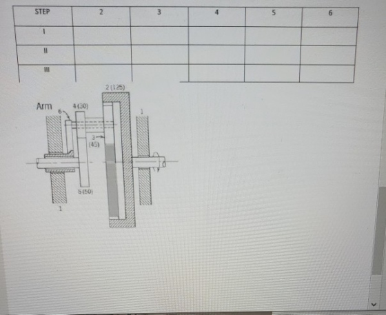 STEP NI 3 5 !! 11 21125) Arm 4 (30) (45) 5050)