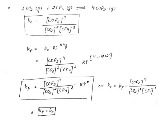 : 4 cofa ig) 260249) + 2CF4 (9) = ke = [COF27 . [cog7 [[Fu]? kp= ke RI Ang - [cofa]_ 16:12 [cku]? en (4–412)] [CoFal (co