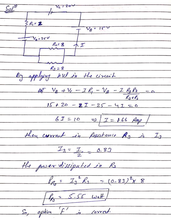 Sol Verzor # 3 Ri=2 Vo = 15 V=25 R2= 8 Ra=8 By applying kve in the circuit A VB + - 12 - VA VA - 1 R₂ R2 Rath2 15+20 2 I - 2