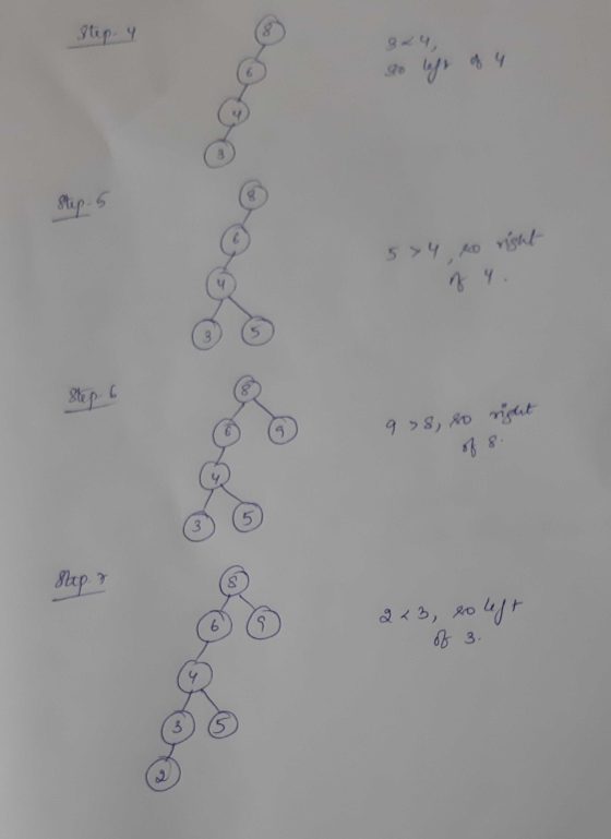 step. y Step 5 54 Ro right 4. Step 6 938, so right Step & 223, so left of 3.