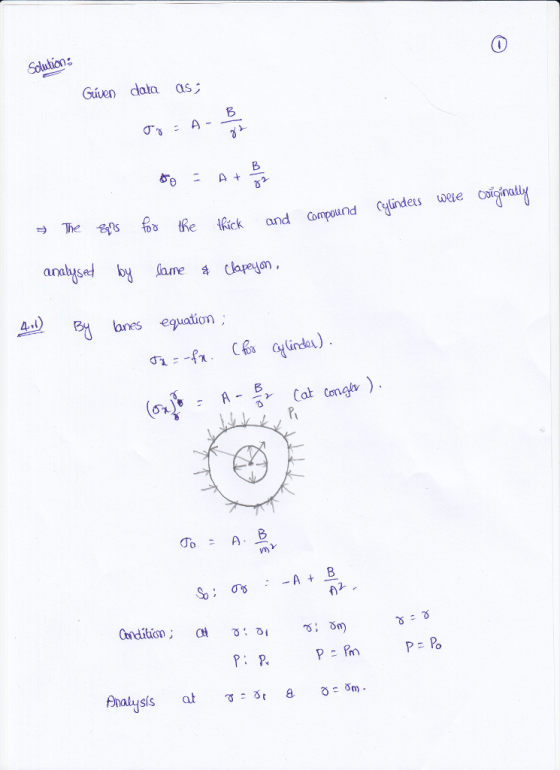 Sdution Guen data as; weie o → The 웩 s and ompound Cylinders Compound he Rick analysel by lame a apeyon anes equation 3 Po sisat ซะ하