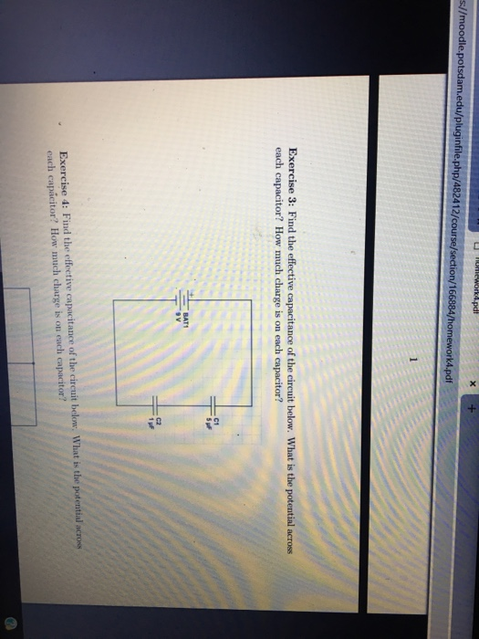 s//moodle.potsdam.edu/pluginfile.php/482412/course/section/1 Exercise 3: Find the effective capacitance of the circuit below.