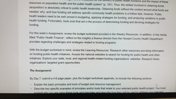 ublic health functions and the impact of these resources on population health and the public health system (p. 181). Thus, t
