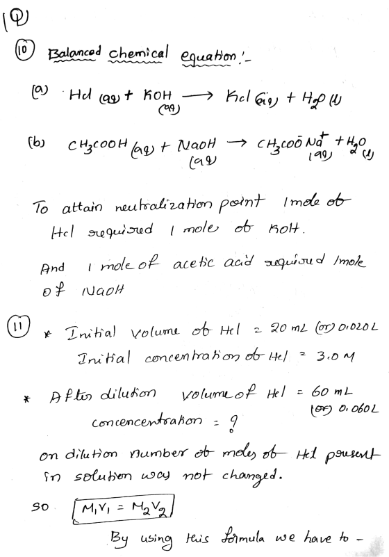 © Balanced chemical equation! - (@ Hd (ag + KOH Keleies + Hop (W . (99) [b] CH3COOH lags + NaOH = CH.coo Wat Hy sy 199 To att