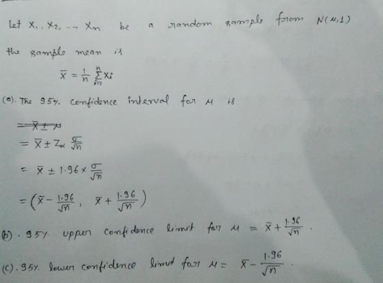 Let x, x2 ± 1.96メ t.96