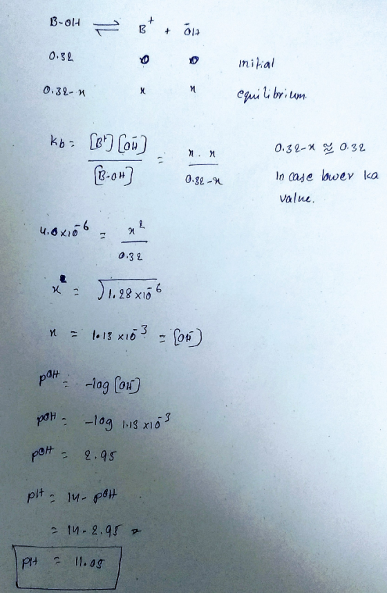 B-01 BT tona 0.32 mitial 0.32-1 n equilibrium k6= [67] [on] [Bot] n.M 0.32-1 a 0.32 0.32-n In case bower ka value. 0.32 4.6x1
