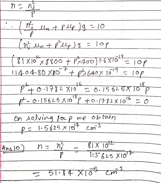 n=n I. In un tp up q =10 (n unt pelup) q = lop (81x105x8800 + P2400) 7:6X1699 = 10p 1140480 X10* + px 640 x 10?1 = 10p. P² +