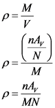м
V
N
p=
м
nA,
P=
MN
