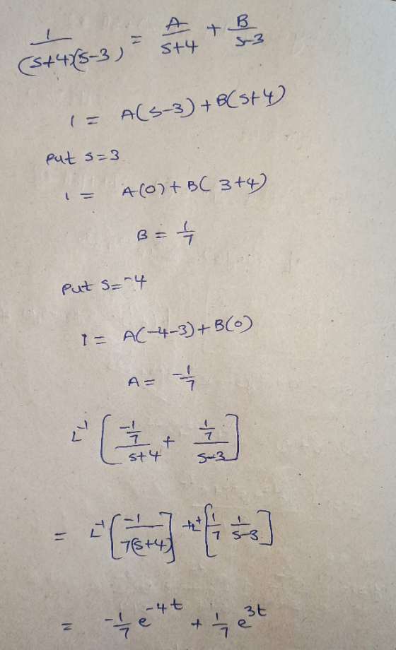 A S+나 * B g3 CS+4PS-3) 1 = ACS-3)+B4y Put S=3 A0+BC 3+4D) - B 누 Put S=4 1 - AC-4-3) + B) As 극 녹 누 f 구나 3 3 기원나기 3t 녹t 음 N