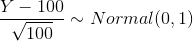 Y10 V100 Normal(0,1)