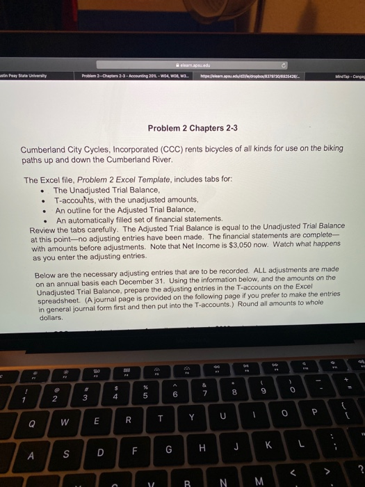 elearned win Peay State University Problem 2-Chapter 2-3Acourg 2011-WO4, WOW per proposa38325438 Mind Tap.Cangas Problem 2 Ch