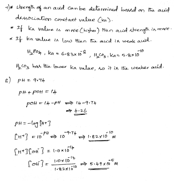 * strength of an aid can be determined based on the aced dessociation constant value (ka). * If ka value is more Chigher) the