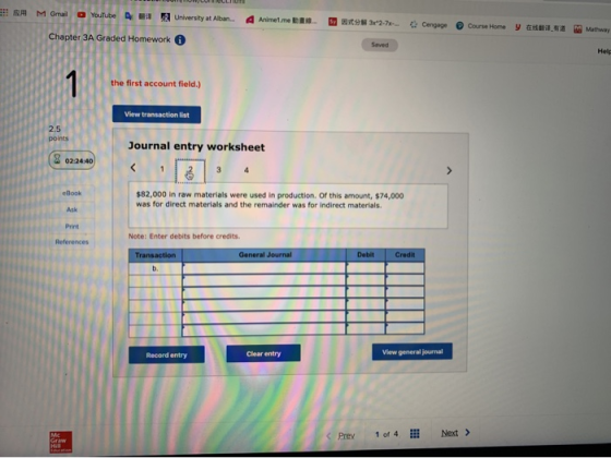 SAM Omail Youtube University at Alban A Animel.me WIN32- 7 C engage Course Honey M M Chapter 3A Graded Homework saved Help th