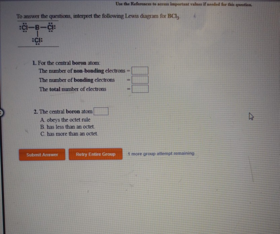 Use the References to access important values if needed for this question. To answer the questions, interpret the following L