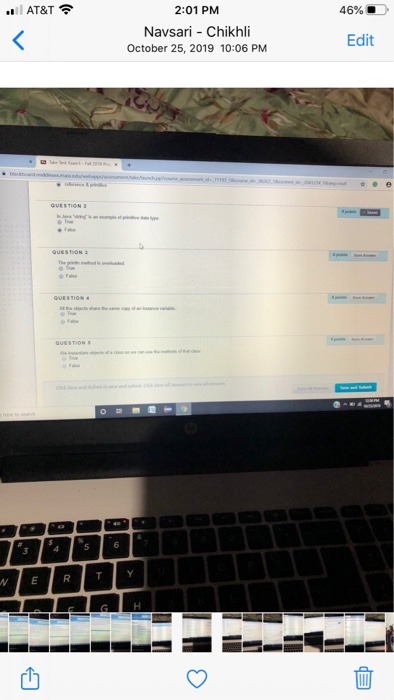 AT&T 46% 2:01 PM Navsari - Chikhli October 25, 2019 10:06 PM Edit QUESTION: