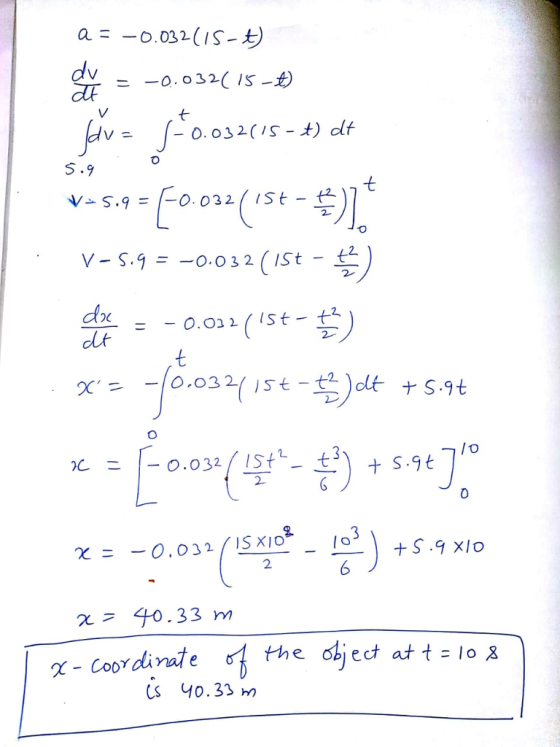 七 S.9 doc ナS.9t χ _ _ O.OI2(ISKlo _ lo 2 the 6biect at t = 10,8
