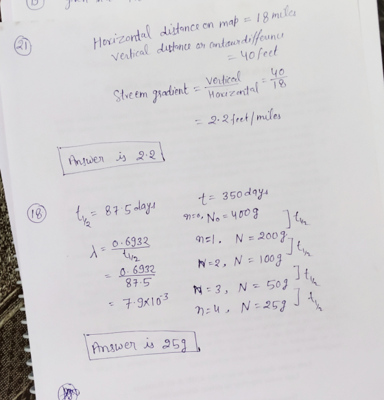 21 2.2 fret/meles t 350day 2. N = 2002 .6932 =1 , 12 N=2 , N-100g 0.6832 87.5