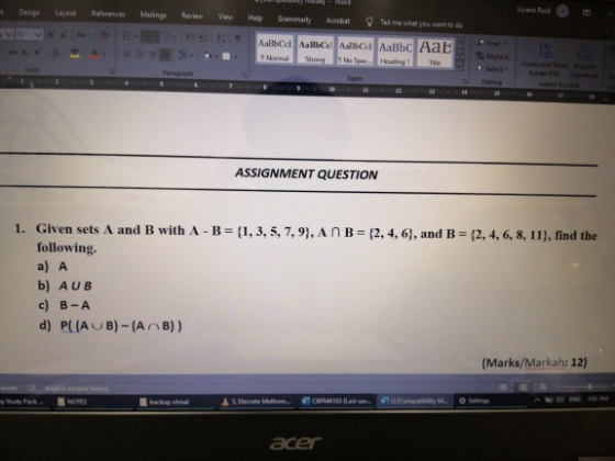 word Design Layout References Lyon Mange Review View Help Grammarly Acrobat Tell me what you want to de Abb.ca Aalce Boca AaB