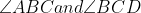 ABC and〈B C D