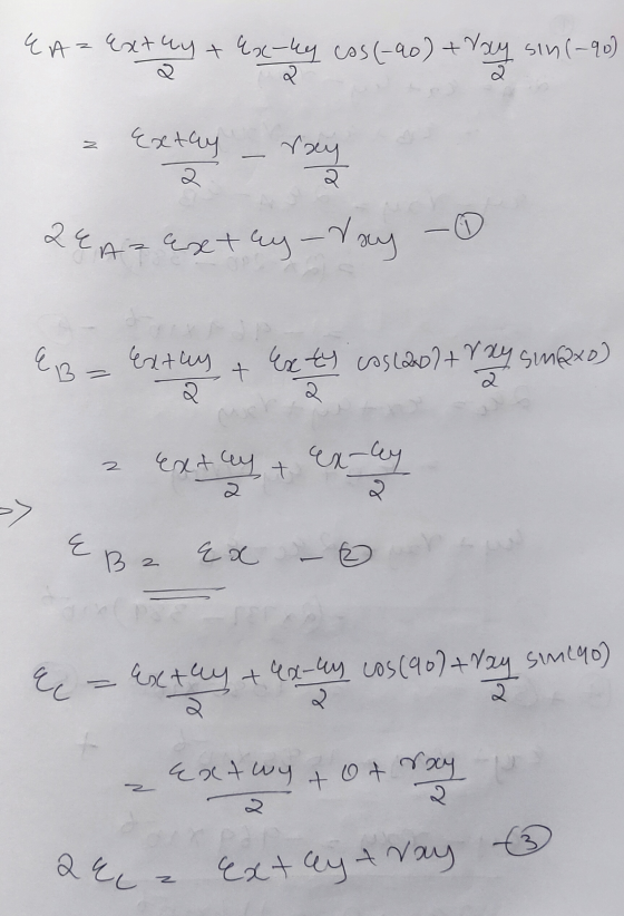 CA=extury + 4x-ky cas(-90) + Vay sin (-90) > Extay ray 2 2 Q&A= axtay-day - ab Extay + Exty cos (2007+ray smQxo) 2 2 2 2 Ex-l