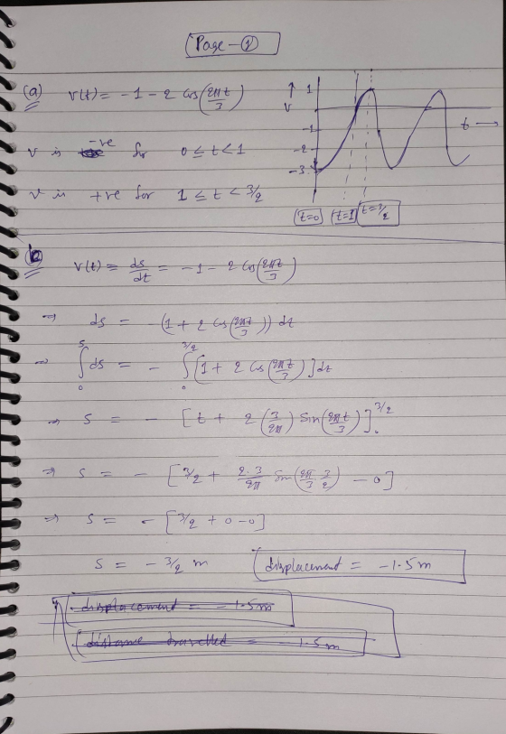 Page - 1 vlt) = -1 -2 Ars (216 asfert) 1 1 V + -re v is so ottel ve the for 1 st 23/ (Ezo] (t = 1 = 1/2 Vlt) = ds 1 - 2 her)