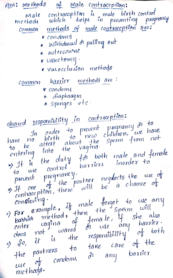 Ani: Methods of male contraception: male contraception is male birth control methods which helps in preventing pregnancy comm