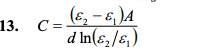 (-A 13. CIn(2/6,) d In(e2/)