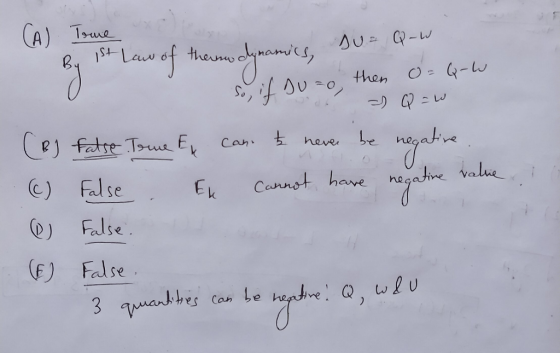 Can、 lseEL canst have rve a False ave ho (D ) (F) False