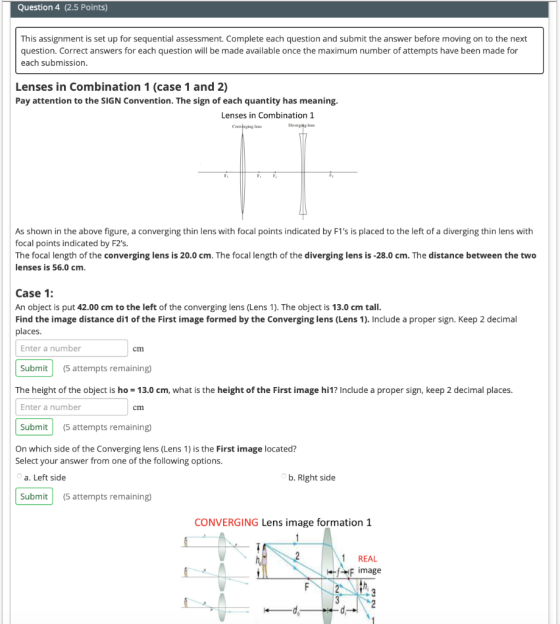 Question 4 (2.5 Points) This assignment is set up for sequential assessment. Complete each question and submit the answer bef