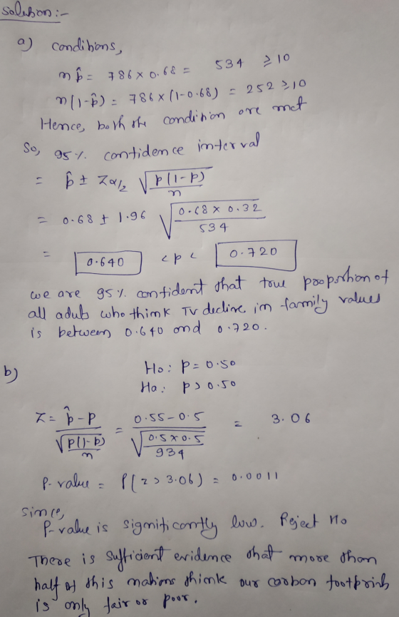 salubon - a conditions, 6 - 384 X 6. 6 4 - 634 > 0 n 1)-6) 786 x 11-0.68) - 252 >10 Hence, both the condition are met So, asy