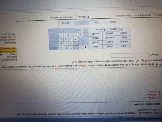 Problem 20: A baseball picherthrows the ball other events o on where there is of die form b e low we Randomized Variables 48