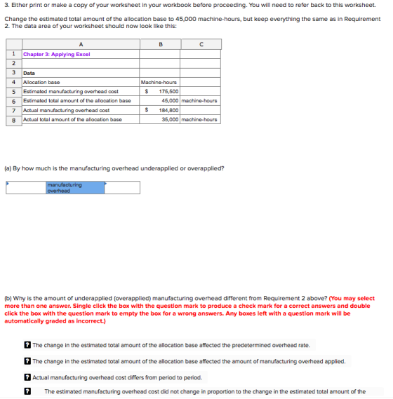 3. Either print or make a copy of your worksheet in your workbook before proceeding. You will need to refer back to this work