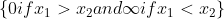 {0if(1 > czandocifci <12}