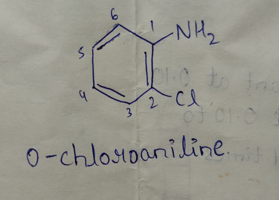 NH₂ 3 2 cl o-chloroanidine.