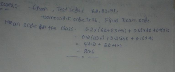 cevnTeet Scdes 68, 83, a f Eram scoe Meon scole in the class0(62+8319)