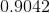 0.9042