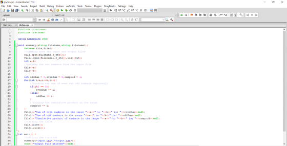 - jhyhm.cpp - Code::Blocks 17.12 File Edit View Search Project Build Debug Fortran wxSmith Tools Tools+ Plugins DoxyBlocks Se