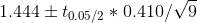 1.444 10.05/2 * 0.410/V9