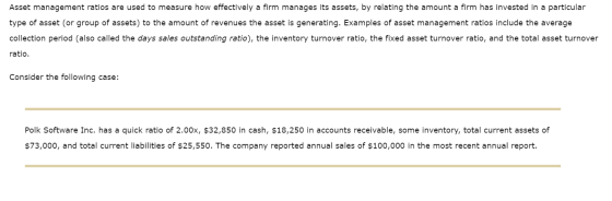 Asset management ratios are used to measure how effectively a firm manages its assets, by relating the amount a firm has inve