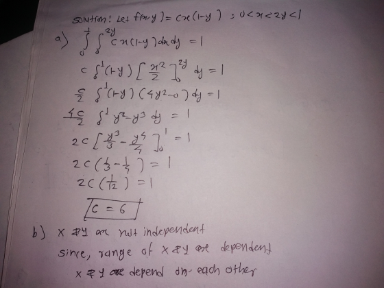 2 C 2 (2 b) x yan ndt independent Since, γ4nge af key dependend