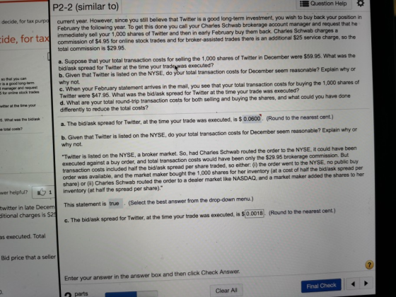 P2-2 (similar to) Question Help decide, for tax purpo ide, for tax current year. However, since you still believe that Twitte